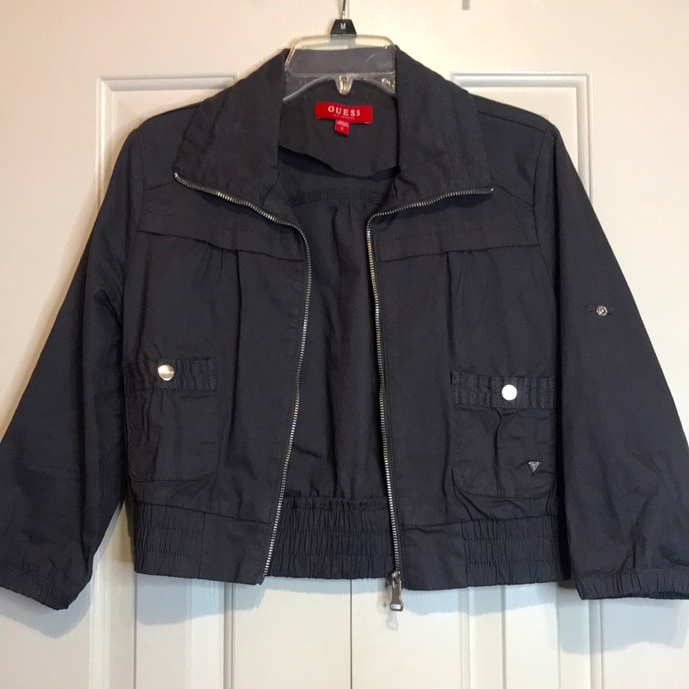 Gray Guess Midi Jacket